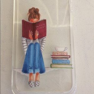 IPhone 5 case, Reading Girl